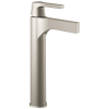 DELTA Zura Single Handle Vessel Bathroom Faucet — Stainless