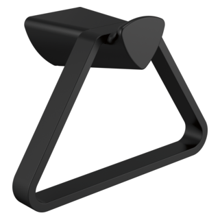 DELTA Zura Triangular Towel Holder — Matte Black