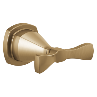 DELTA Stryke Double Robe Hook — Champagne Bronze