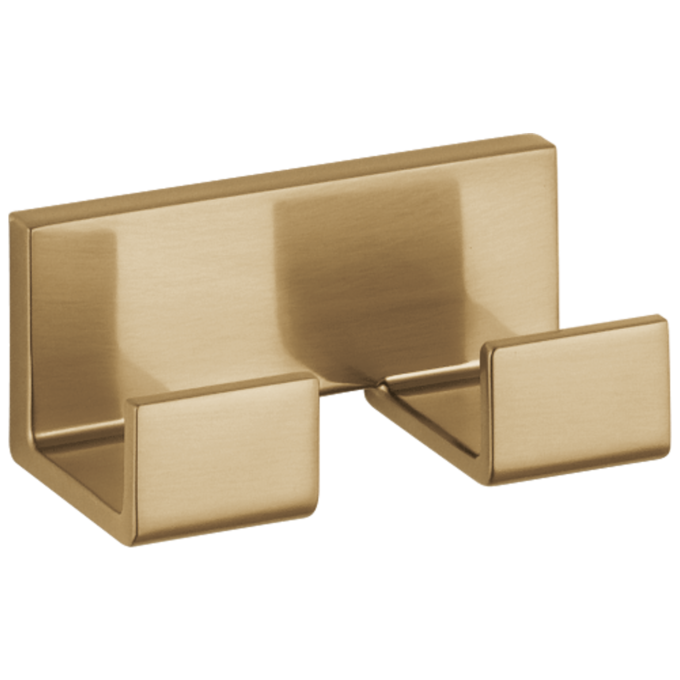 DELTA Vero Double Robe Hook — Champagne Bronze