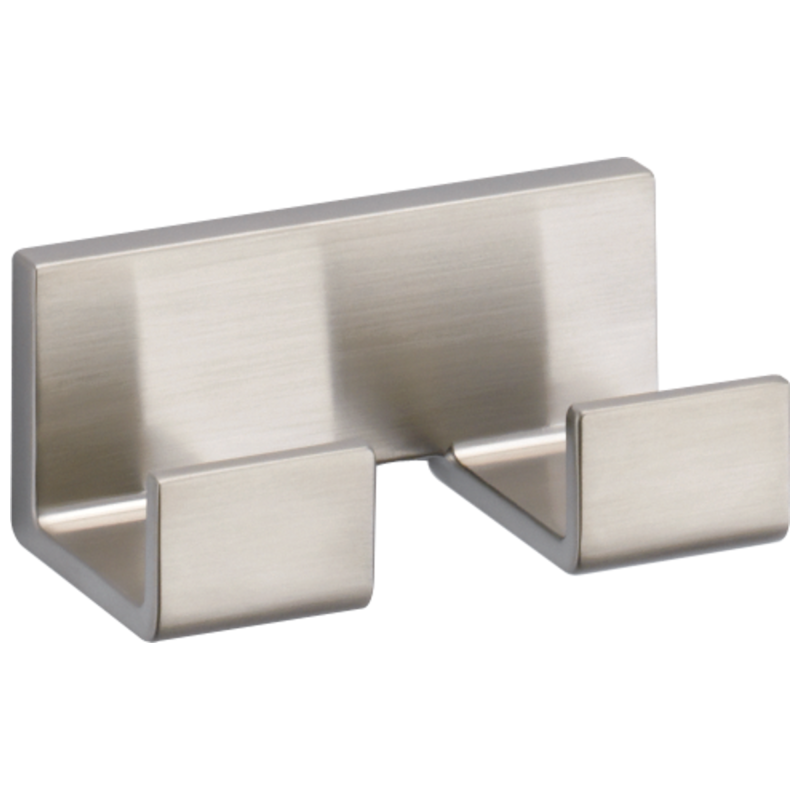 DELTA Vero Double Robe Hook — Stainless