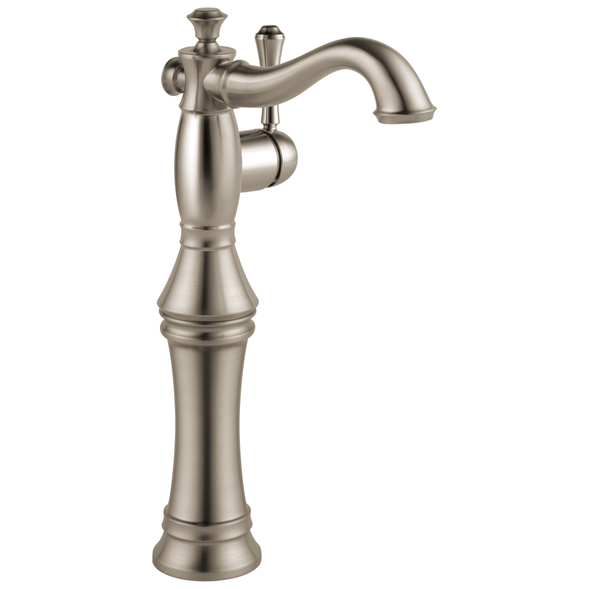 DELTA Cassidy Single Handle Vessel Bathroom Faucet — Stainless