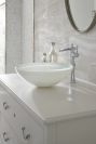 DELTA Cassidy Single Handle Channel Vessel Bathroom Faucet — Chrome