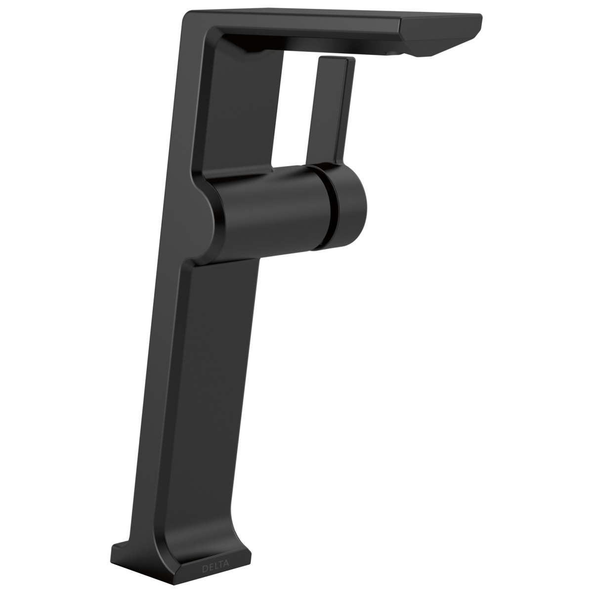 DELTA Pivotal Single Handle Vessel Bathroom Faucet — Matte Black