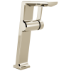 DELTA Pivotal Single Handle Vessel Bathroom Faucet — Lumicoat® Polished Nickel