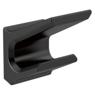 DELTA Pivotal Double Robe Hook — Matte Black