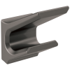 DELTA Pivotal Double Robe Hook — Black Stainless