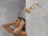 DELTA Universal Showering Components 5-Setting Showerhead — Champagne Bronze