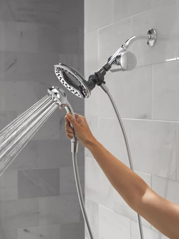 DELTA Clarifi Shower Filter Attachment with 4-Setting In2ition — Chrome