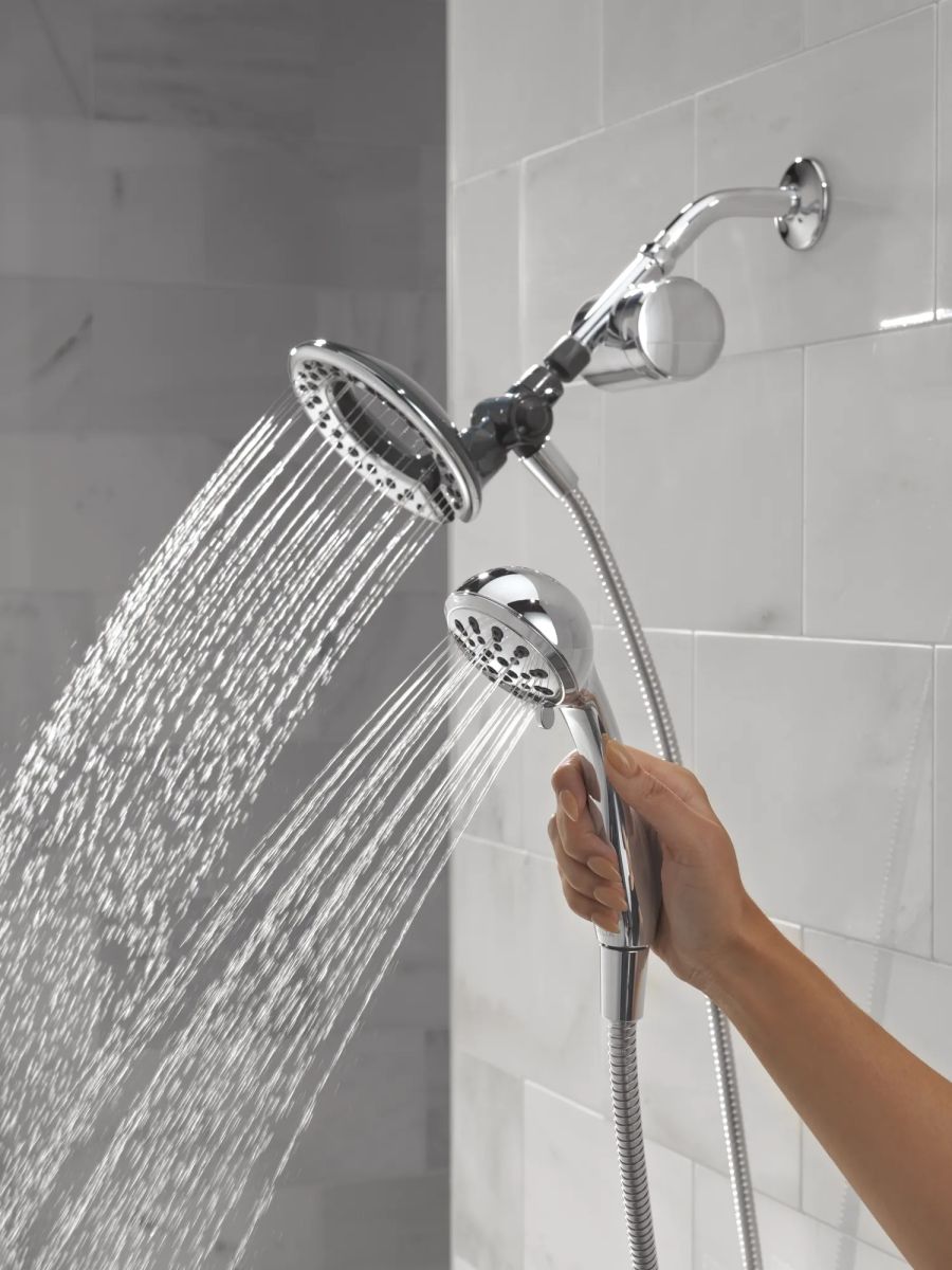 DELTA Clarifi Shower Filter Attachment with 4-Setting In2ition — Chrome