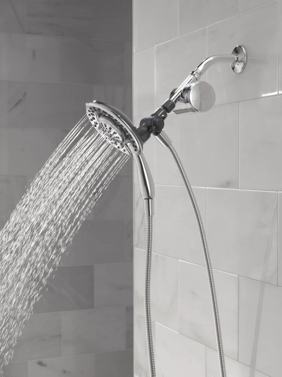 DELTA Clarifi Shower Filter Attachment with 4-Setting In2ition — Chrome