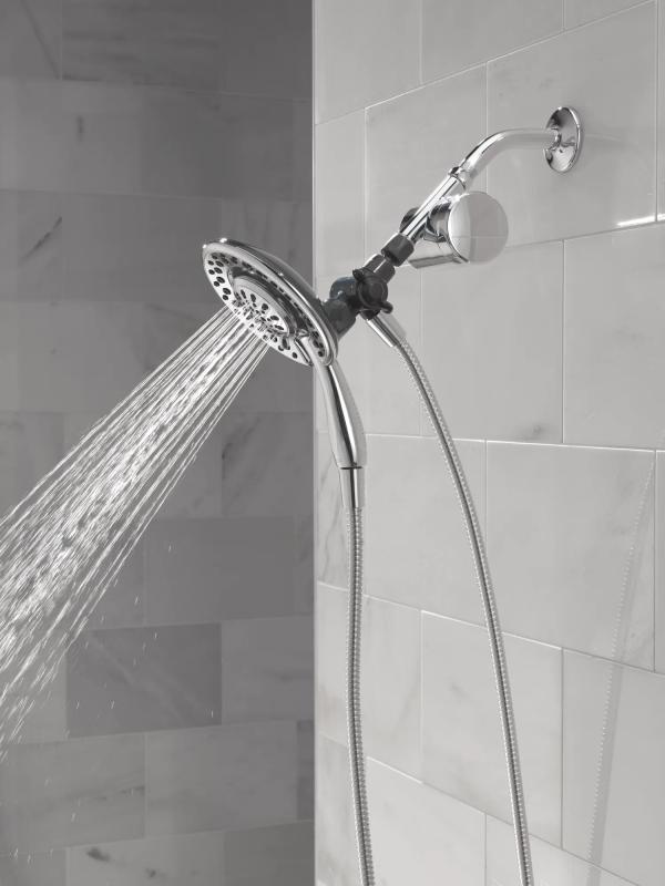 DELTA Clarifi Shower Filter Attachment with 4-Setting In2ition — Chrome