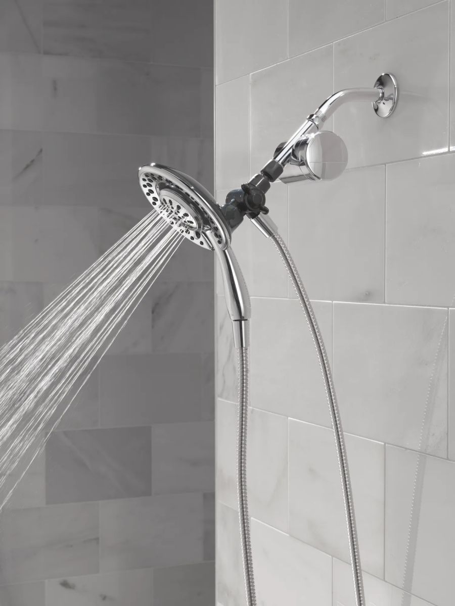 DELTA Clarifi Shower Filter Attachment with 4-Setting In2ition — Chrome