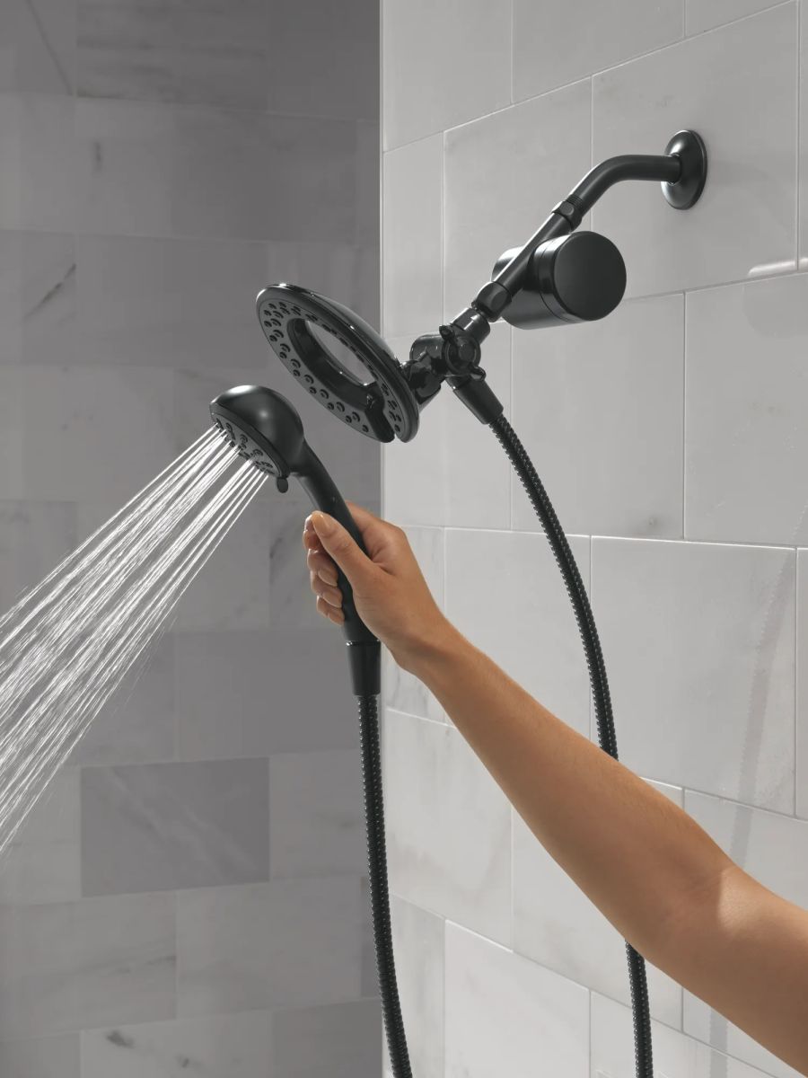 DELTA Clarifi Shower Filter Attachment with 4-Setting In2ition — Matte Black