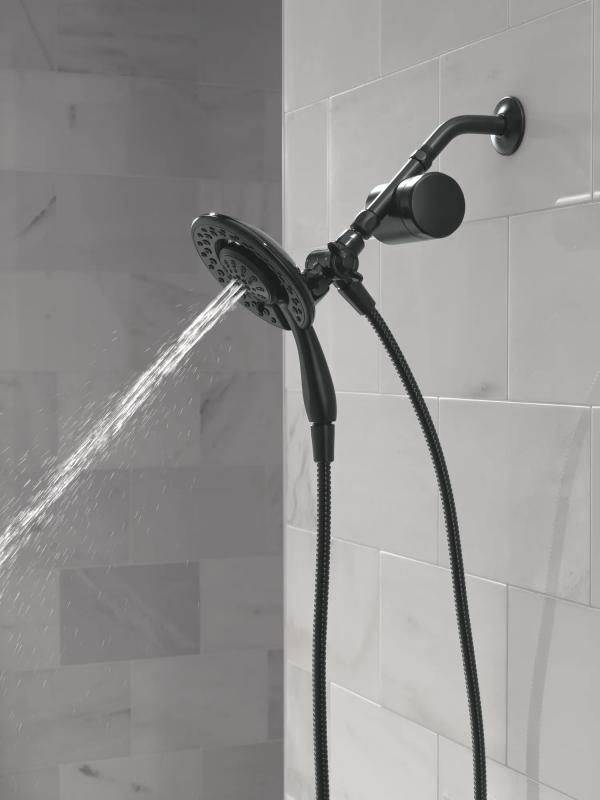 DELTA Clarifi Shower Filter Attachment with 4-Setting In2ition — Matte Black