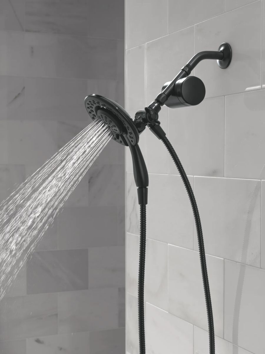 DELTA Clarifi Shower Filter Attachment with 4-Setting In2ition — Matte Black