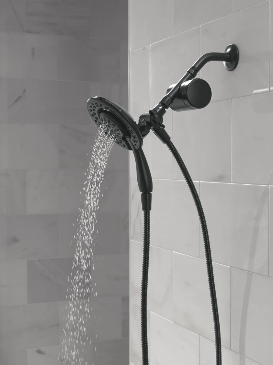 DELTA Clarifi Shower Filter Attachment with 4-Setting In2ition — Matte Black