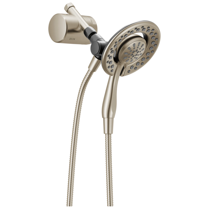 DELTA Clarifi Shower Filter Attachment with 4-Setting In2ition — Spotshield Brushed Nickel