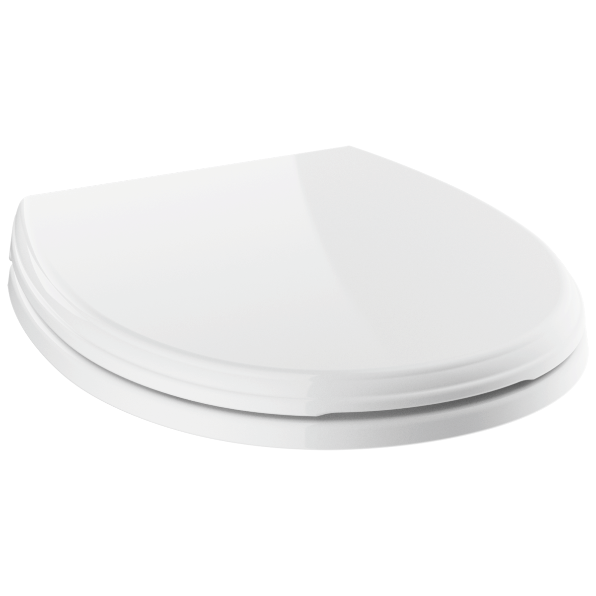 DELTA Wycliffe Round Front Standard Close Toilet Seat — White