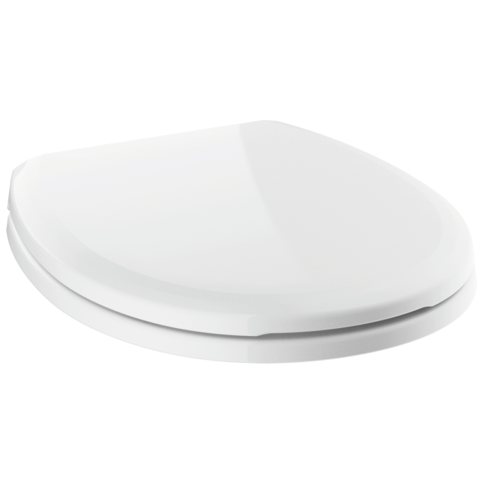 DELTA Sanborne Round Front Standard Close Toilet Seat — White