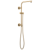 BRIZO Essential Shower 18" Linear Round Shower Column — Luxe Gold