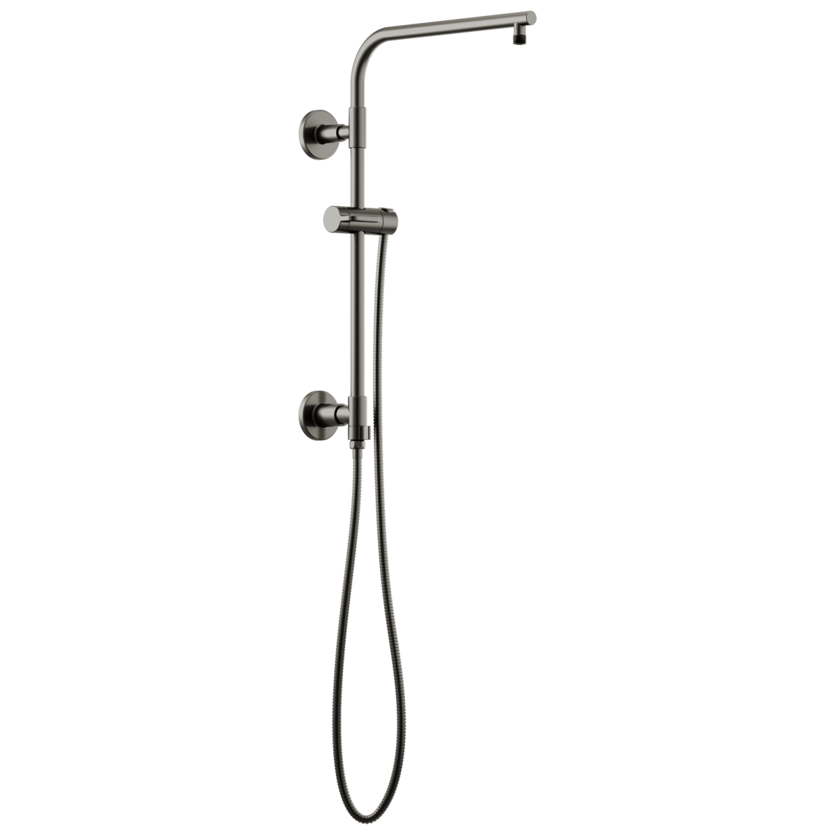 BRIZO Essential Shower 18" Linear Round Shower Column — Luxe Steel