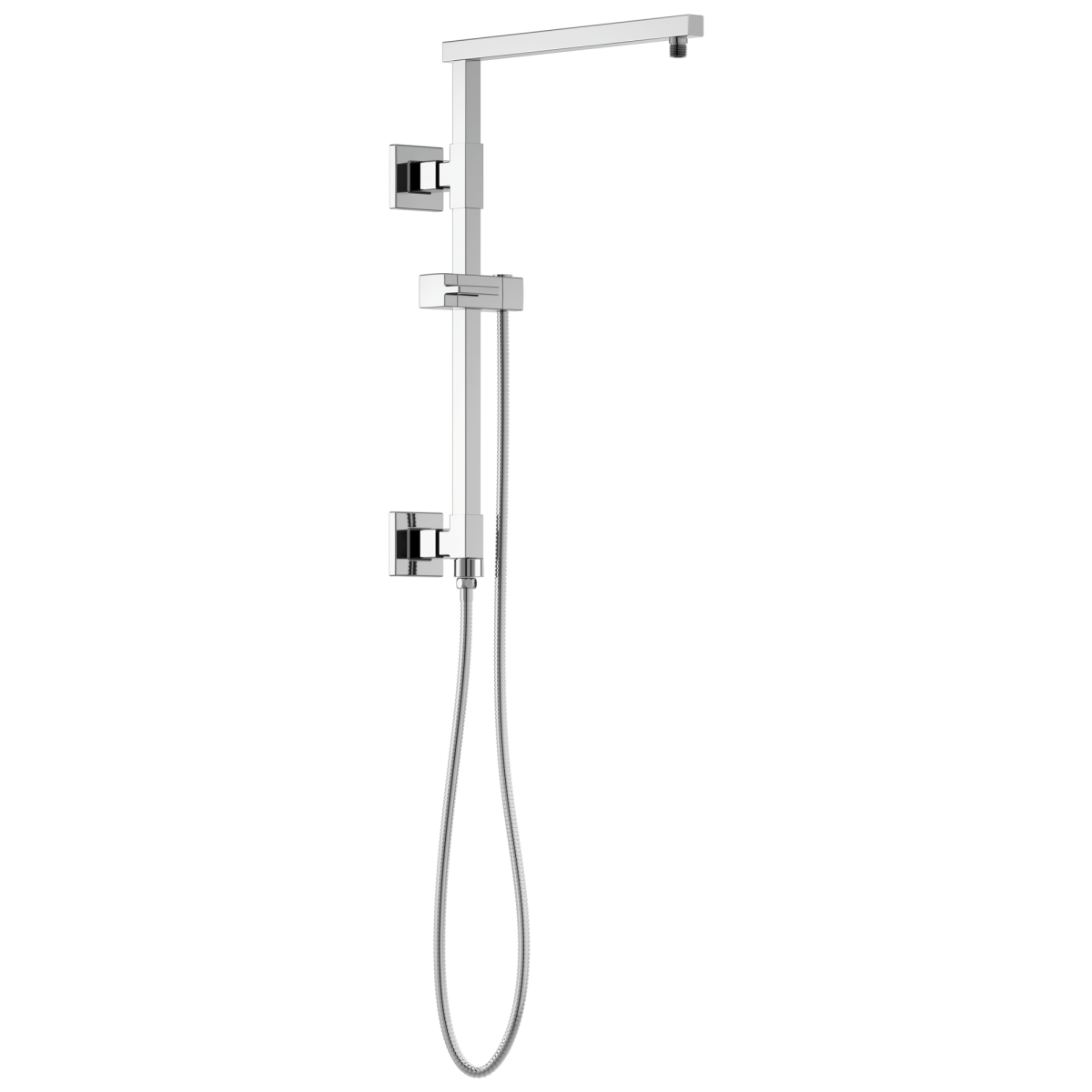 BRIZO Essential Shower 18" Linear Square Shower Column — Chrome