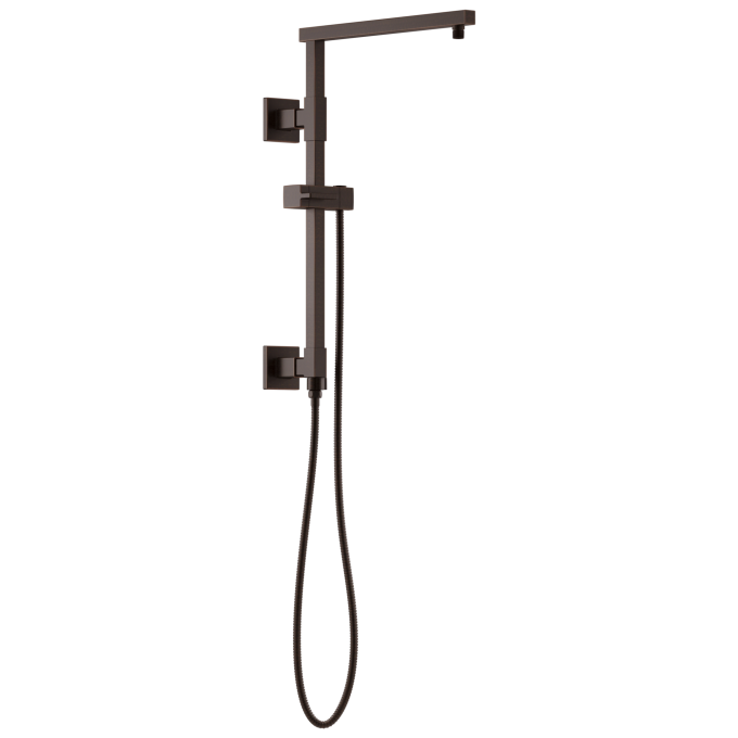 BRIZO Essential Shower 18" Linear Square Shower Column — Venetian Bronze