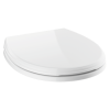 DELTA Wycliffe Round Front Slow-Close Toilet Seat — White