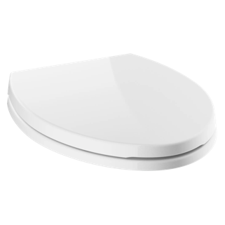DELTA Morgan Elongated Standard Close Toilet Seat — White
