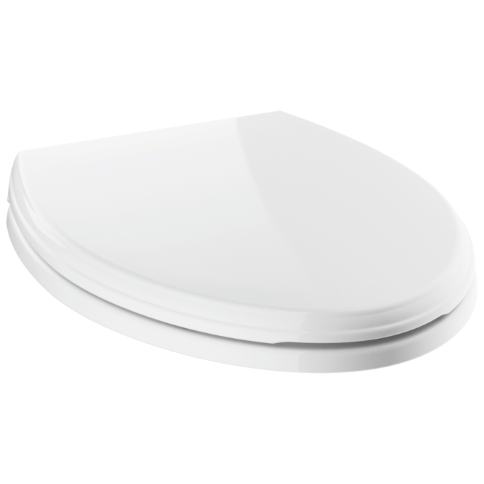 DELTA Wycliffe Elongated Slow-Close Toilet Seat — White