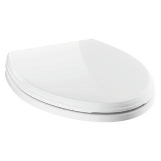 DELTA Wycliffe Elongated Slow-Close Toilet Seat — White