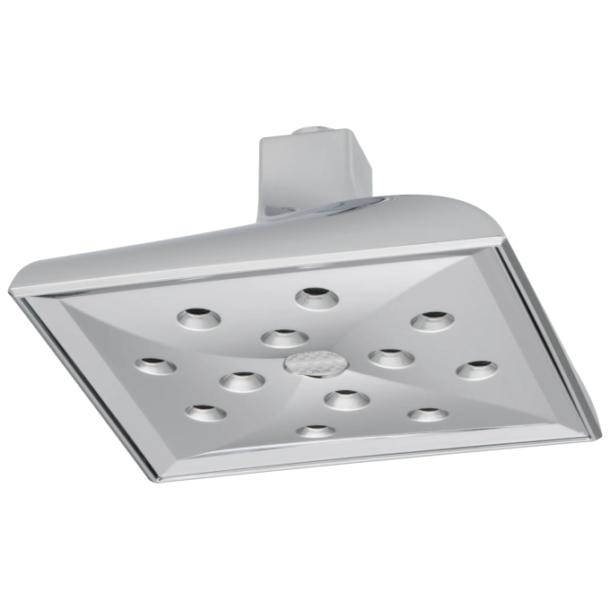 BRIZO Virage H2OKINETIC Square Raincan Showerhead — Chrome