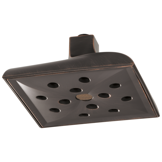 BRIZO Virage H2OKINETIC Square Raincan Showerhead — Venetian Bronze