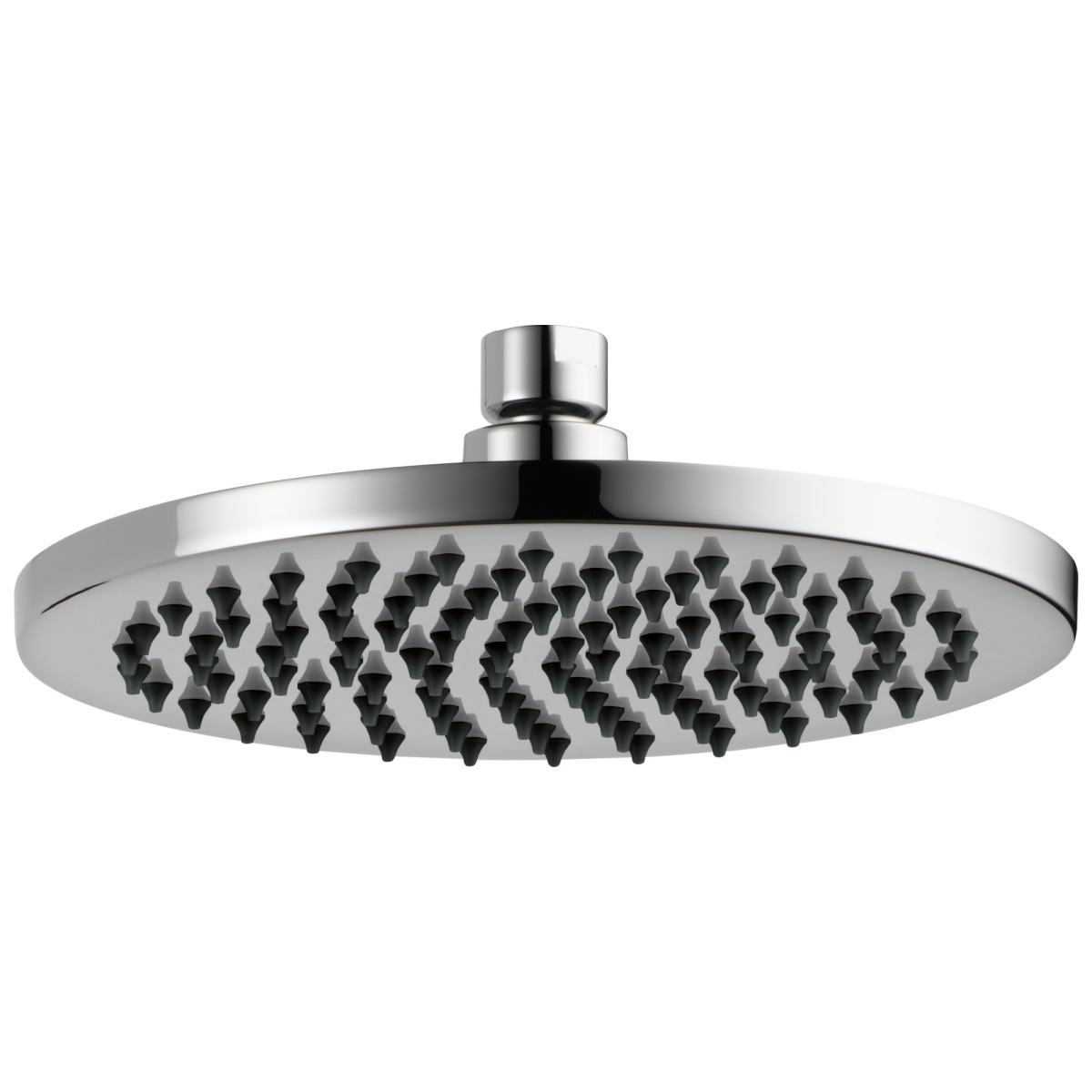 BRIZO Essential Shower 8" Linear Round Single-Function Raincan Shower Head - 1.75 GPM — Chrome