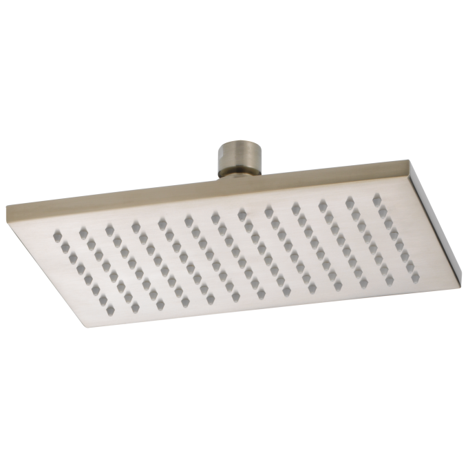 BRIZO Siderna Rectangular Raincan Showerhead — Brushed Nickel