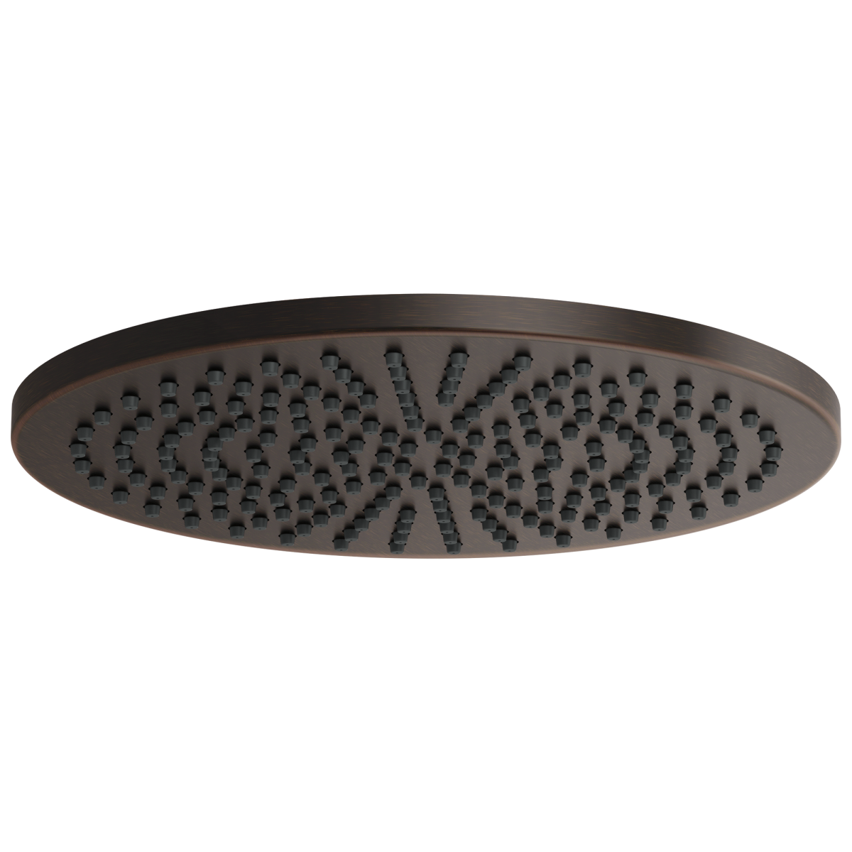 BRIZO Essential Shower 12" Linear Round Single-Function Raincan Shower Head - 2.5 GPM — Venetian Bronze