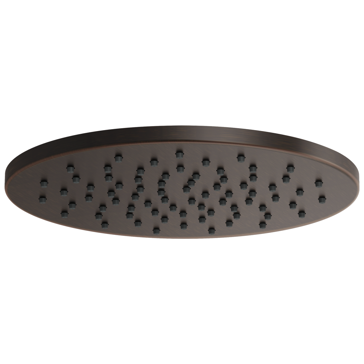 BRIZO Essential Shower 12" Linear Round Single-Function Raincan Shower Head - 1.75 GPM — Venetian Bronze