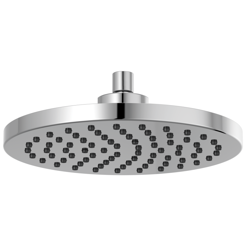 BRIZO Essential Shower 10" Linear Round Single-Function Raincan Shower Head - 2.5 GPM — Chrome