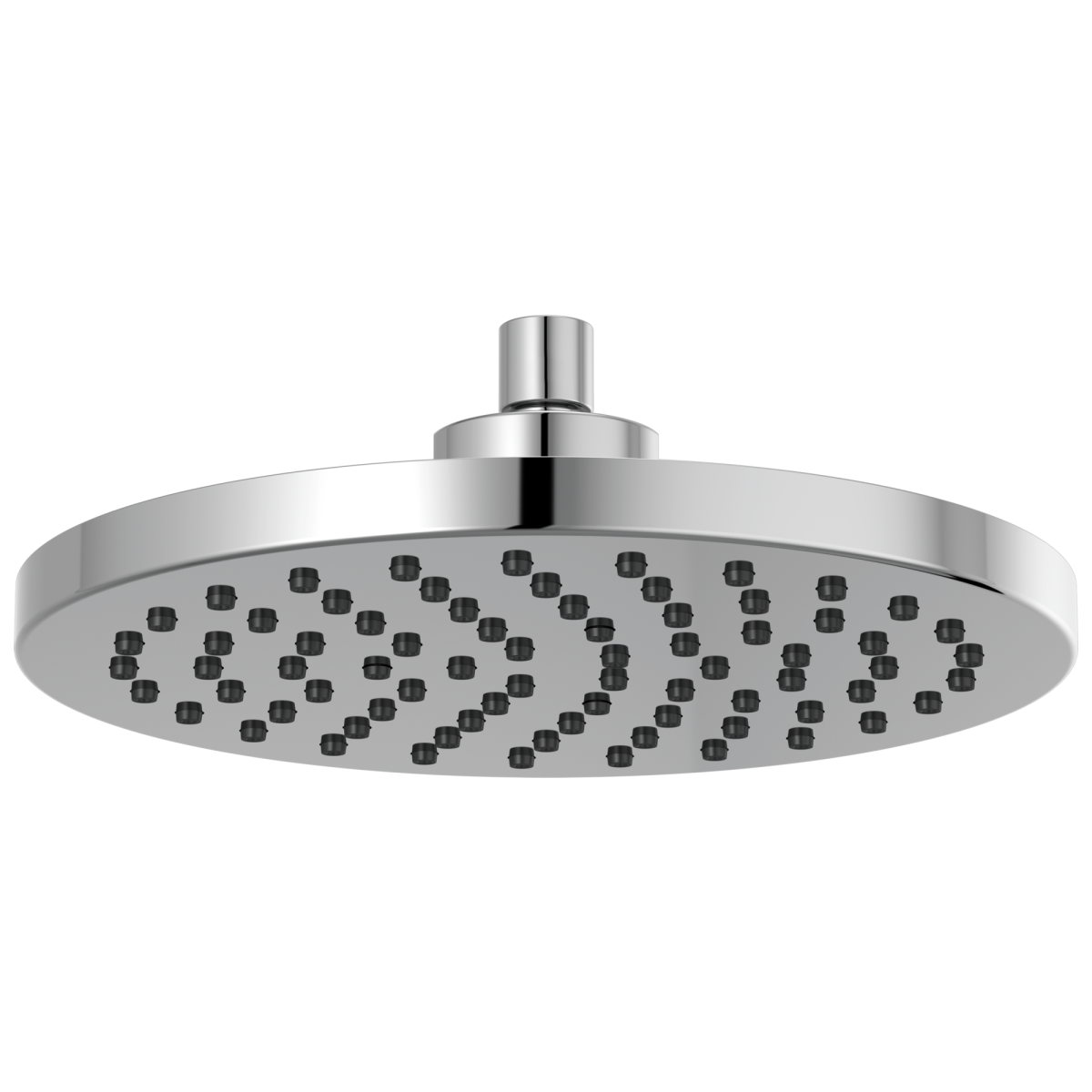BRIZO Essential Shower 10" Linear Round Single-Function Raincan Shower Head - 1.75 GPM — Chrome