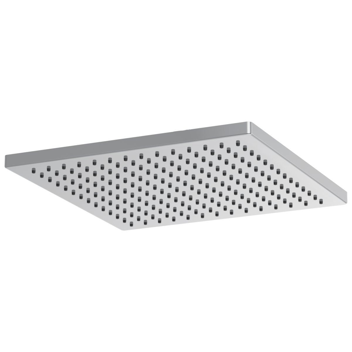 BRIZO Essential Shower 12" Linear Square Single-Function Raincan Shower Head - 2.5 GPM — Chrome