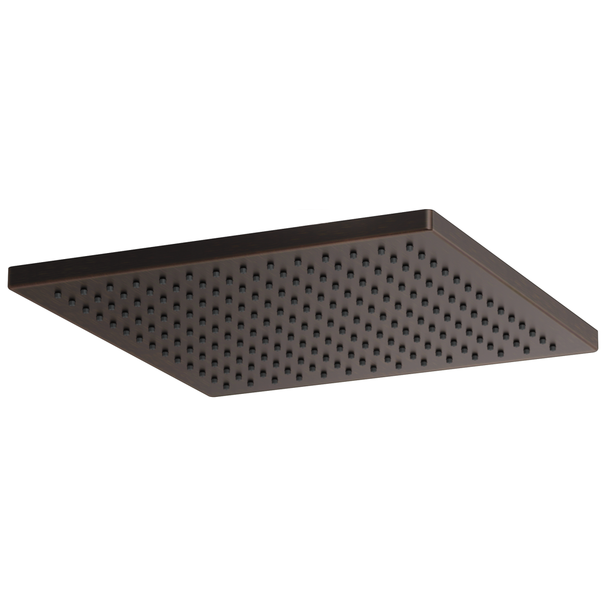 BRIZO Essential Shower 12" Linear Square Single-Function Raincan Shower Head - 2.5 GPM — Venetian Bronze