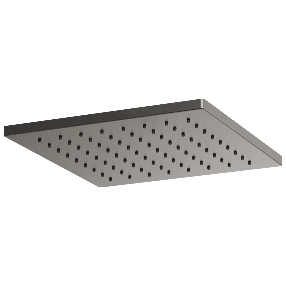 BRIZO Essential Shower 12" Linear Square Single-Function Raincan Shower Head - 1.75 GPM — Luxe Steel