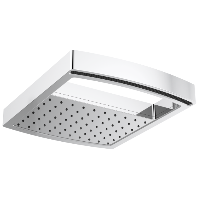 BRIZO Kintsu 14" Dual Waterway Multi-Function Raincan Shower Head - 2.5 GPM — Chrome