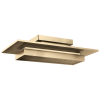 BRIZO Frank Lloyd Wright 21” Single-Function Raincan Shower Head with Integrated Lighting - 2.5 GPM — Luxe Gold