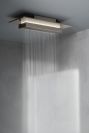BRIZO Frank Lloyd Wright 21” Single-Function Raincan Shower Head with Integrated Lighting - 2.5 GPM — Luxe Steel