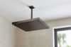BRIZO Allaria 10" Ceiling Mount Shower Arm And Flange — Brilliance Black Onyx