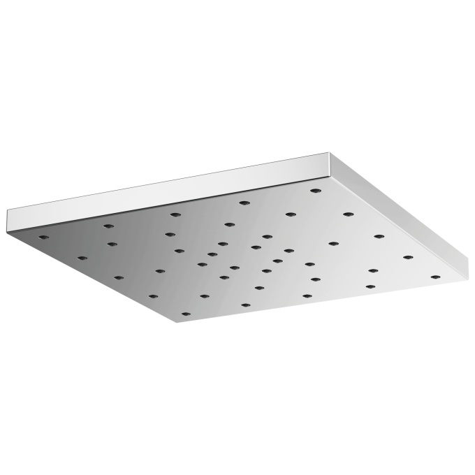 BRIZO Essential Shower 14” Linear Square H2OKINETIC Single-Function Raincan Shower Head 2.5 GPM — Chrome