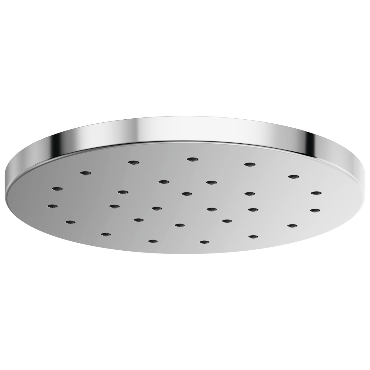 BRIZO Essential Shower 14” Linear Round H2OKINETIC Single-Function Raincan Shower Head — Chrome