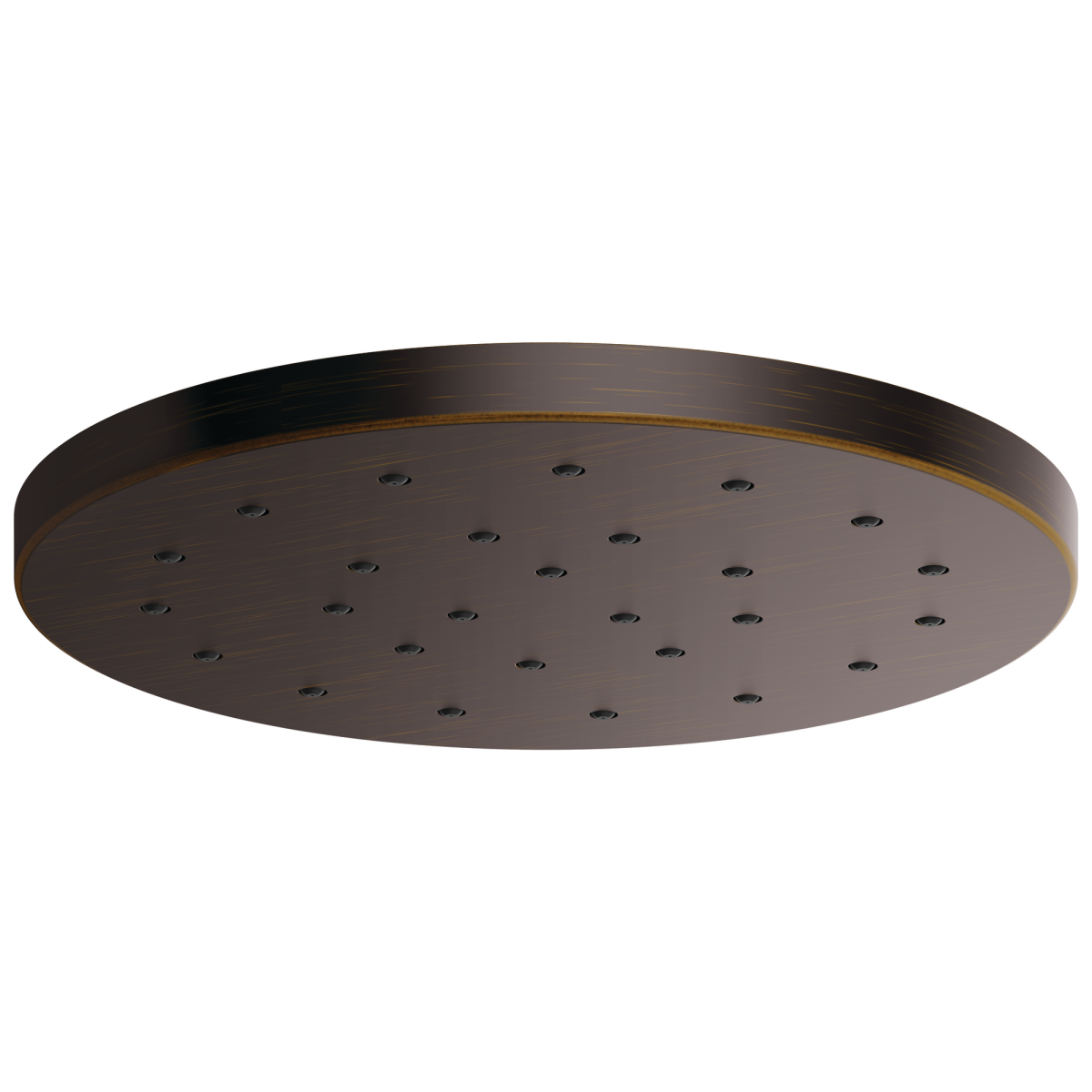 BRIZO Essential Shower 14” Linear Round H2OKINETIC Single-Function Raincan Shower Head — Venetian Bronze